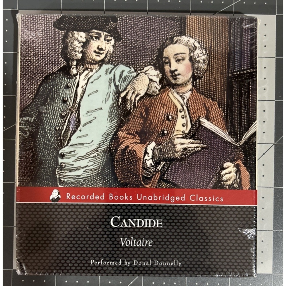 Candide by Voltaire Voltaire Audiobook CD Set‎ Unabridged NEW Sealed